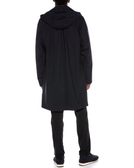 Boss Black Wool-Blend Trench Coat for men