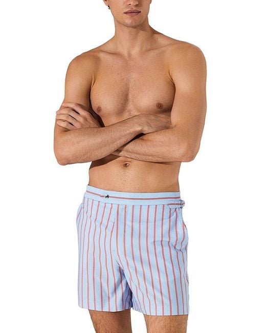 Reiss Blue Presley Side Adjuster Swim Trunk for men