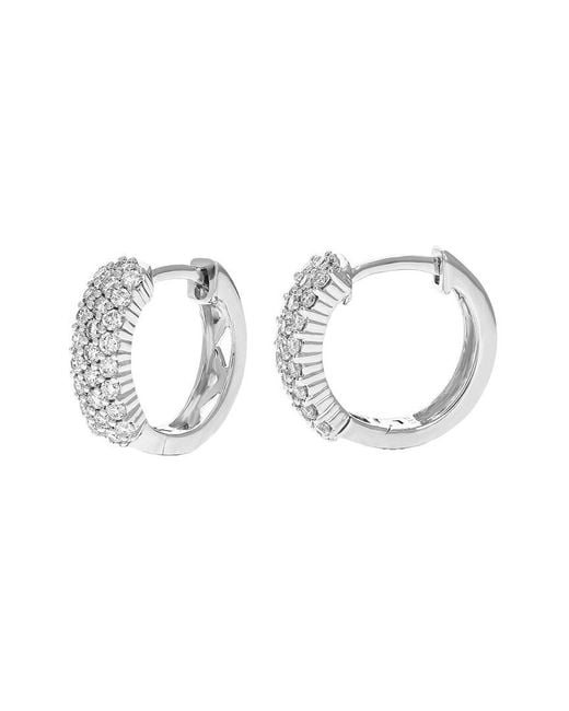 Amairah White 0.50 Ct. Tw. Lab-Grown Diamond Hoops