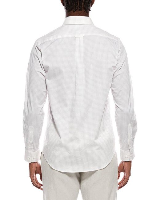 Scotch & Soda White Pattern Shirt for men