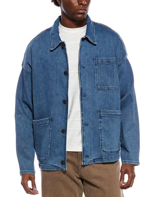 Rag & Bone Blue Chore Denim Jacket for men