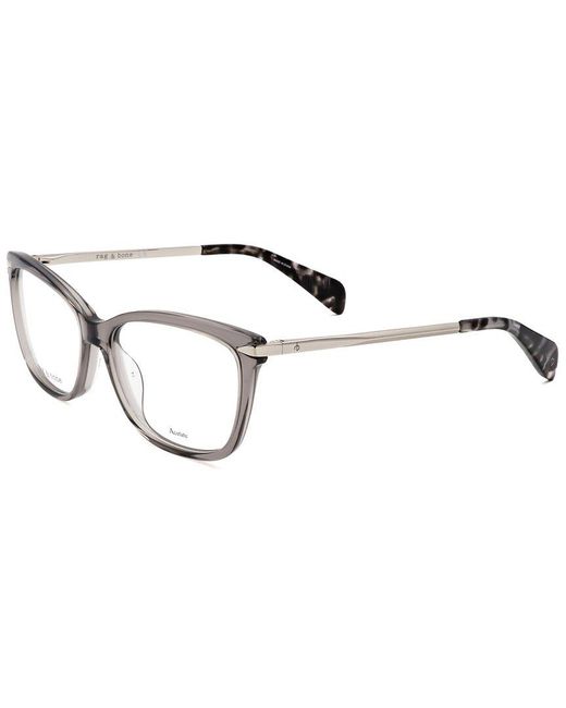 Rag & Bone Metallic 52Mm Optical Frames
