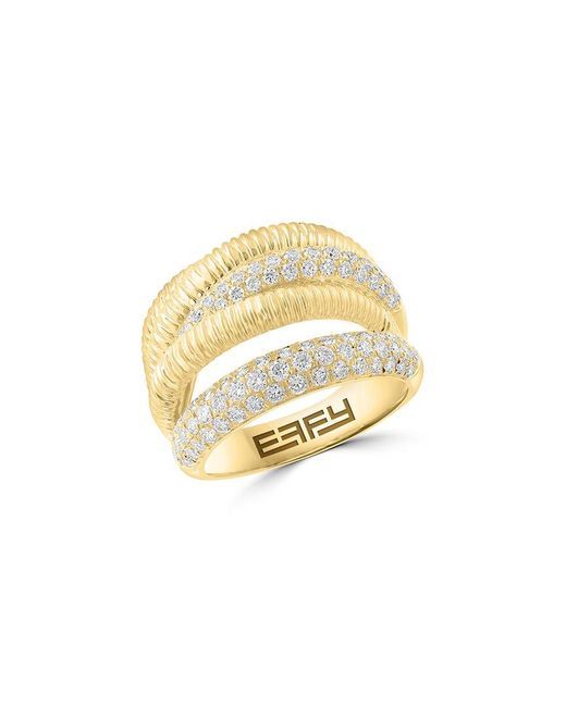 Effy Fine Jewelry Metallic Over 1.13 Ct. Tw. Lab-Grown Diamond Ring