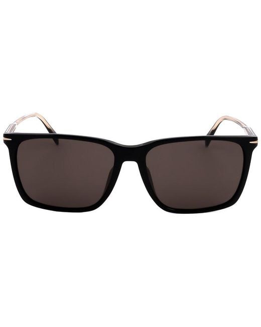 David Beckham Black 58Mm Sunglasses for men