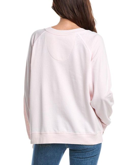 Recycled Karma White Graphic Sweatshirt