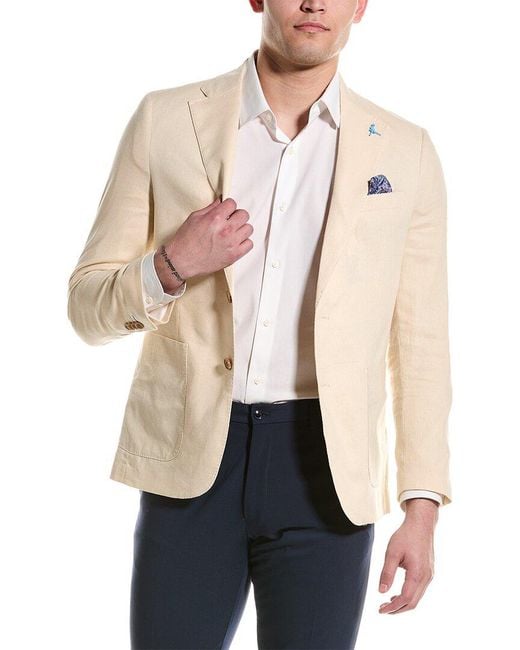 Tailorbyrd Natural Linen-blend Sport Coat for men