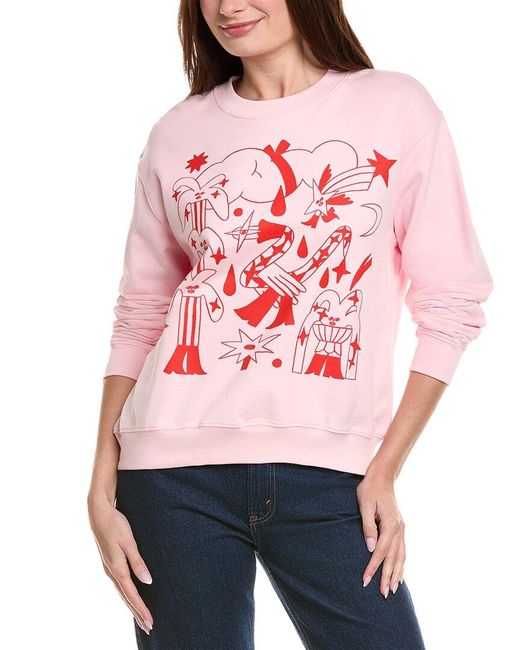 Marimekko Red Leiot Sweatshirt
