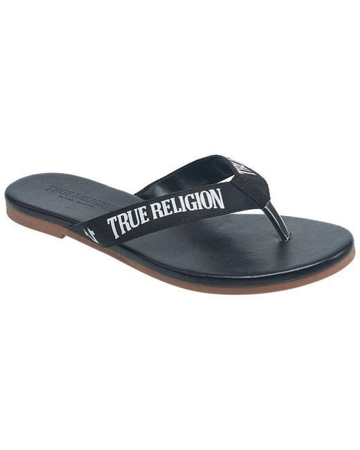 True Religion Blue Doja Sandal