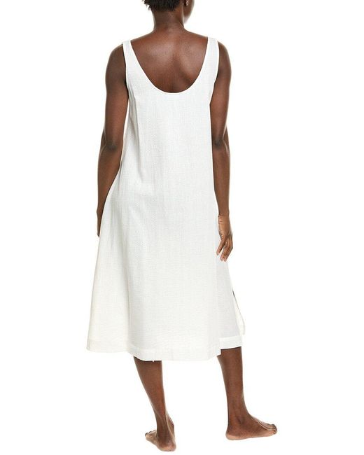 Natori White Onsen Tank Gown