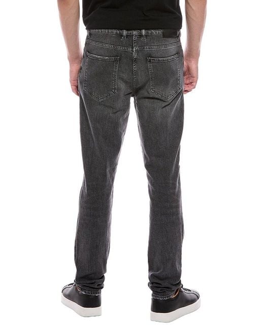 BLK DNM Black Charcoal Straight Jean for men