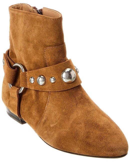 Isabel Marant Brown Siago Suede Bootie