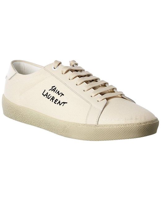 Saint laurent canvas sneaker sale