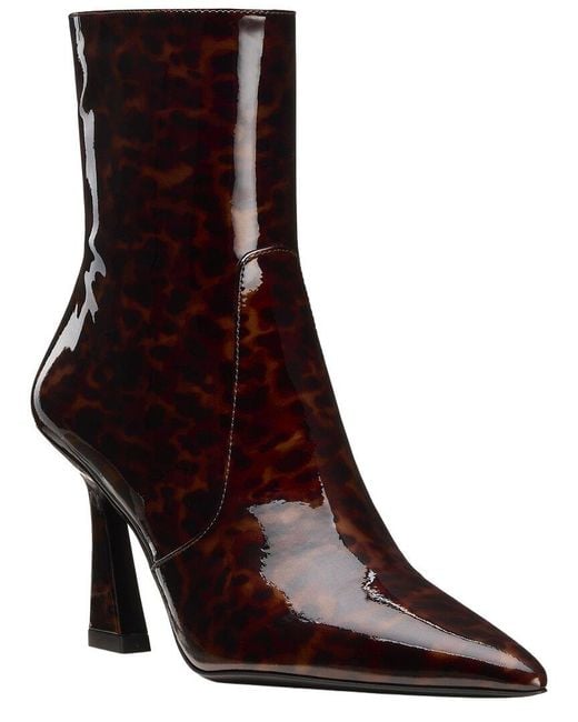 Stuart Weitzman Brown Vinnie Zip Bootie 85