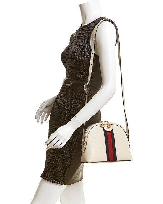Gucci Ophidia Small Leather Shoulder Bag - Lyst