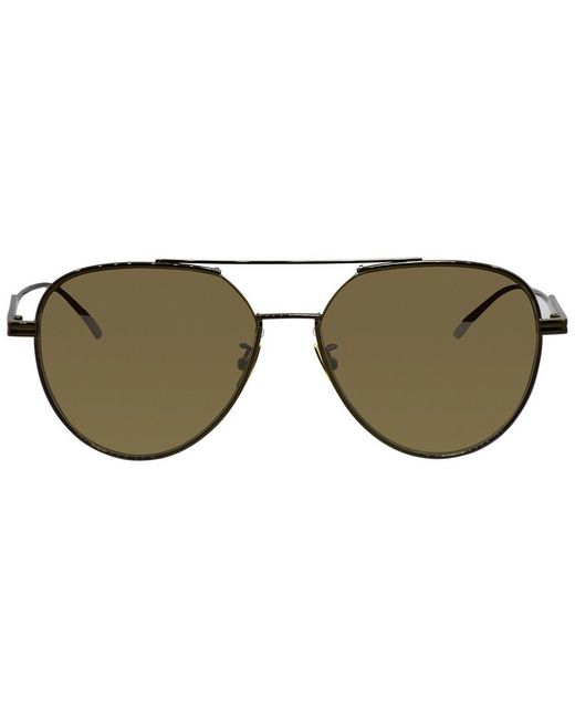 Bottega Veneta Green Bv1013sk 59mm Sunglasses