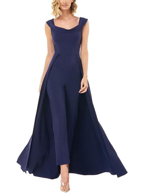 kay unger jumpsuit gown