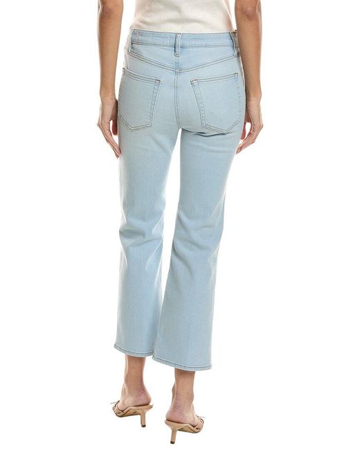 FRAME Blue The Reboot Float Crop Jean