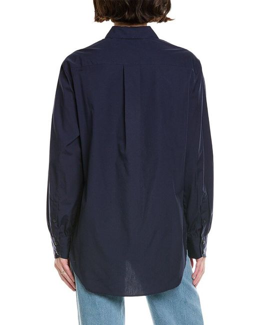 Rag & Bone Blue Maxine Button Down Shirt