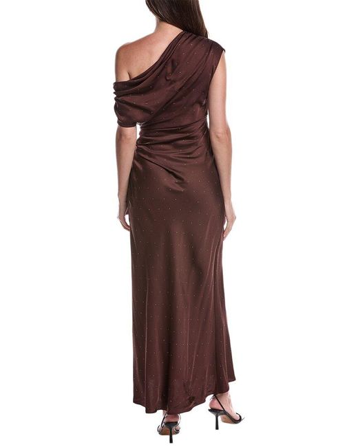 A.L.C. Brown Penny Maxi Dress