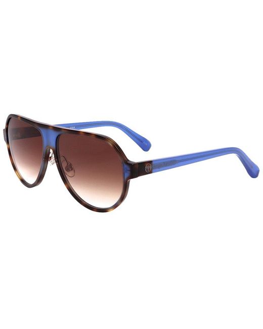Sergio Tacchini Blue St5018 57mm Sunglasses