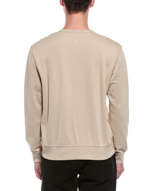 Rag & Bone Natural Massey Crewneck Sweatshirt for men