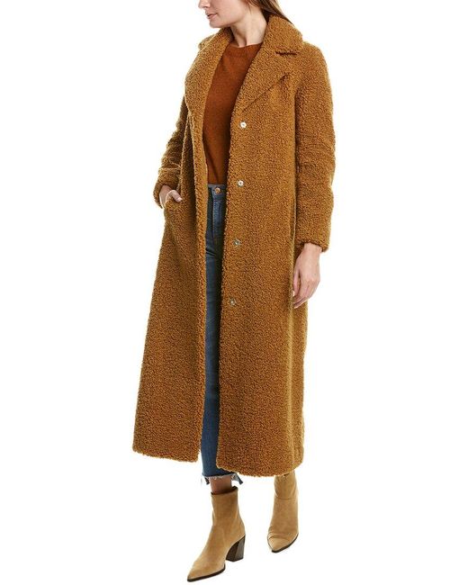 Stand Studio Kylie Teddy Coat in Brown Lyst