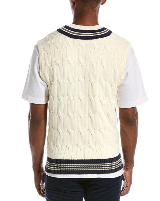 Rag & Bone Natural Windsor Sweater Vest for men