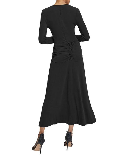 Santorelli Black Amelia Midi Dress