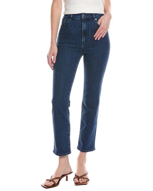 FRAME Blue Frame The Pencil Crop Loner Slim Leg Jean