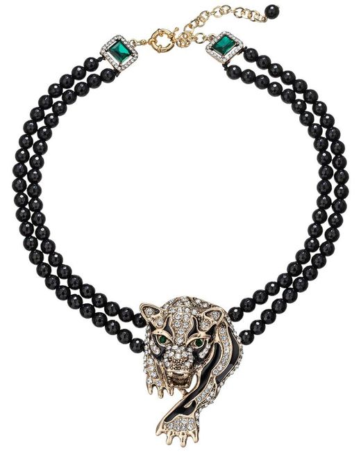 Eye Candy LA Black The Luxe Collection Beaded Necklace