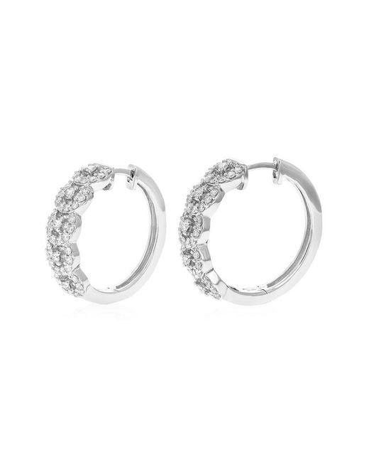 Amairah White 1.00 Ct. Tw. Lab-Grown Diamond Hoops