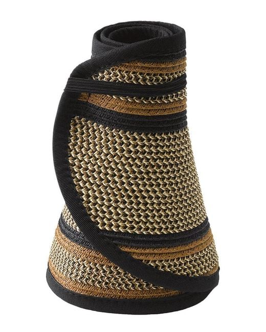 San Diego Hat Black Ultrabraided Large Brim Packable Visor