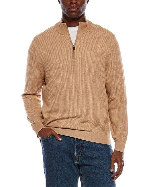 Tommy Bahama Blue New Coolside Legend 1/4-Zip Pullover for men