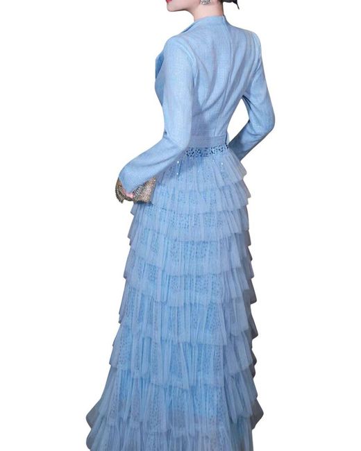 BRC By BURRYCO Blue Maxi Dress