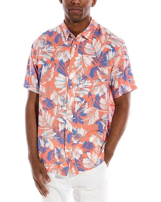 Slate & Stone Pink Vacation Shirt for men