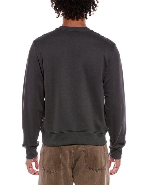 DIESEL Gray Crewneck Sweatshirt for men
