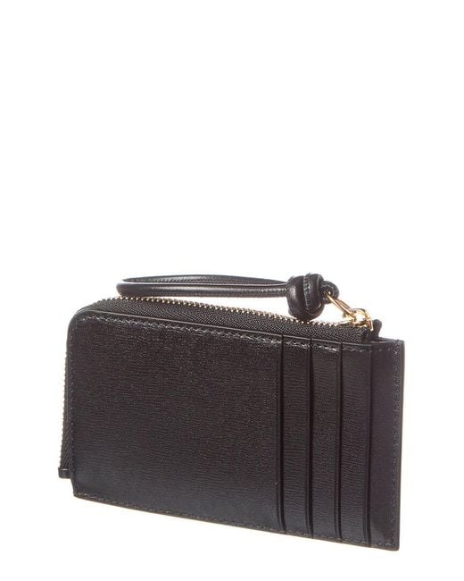 Jil Sander Black Logo Leather Coin Purse