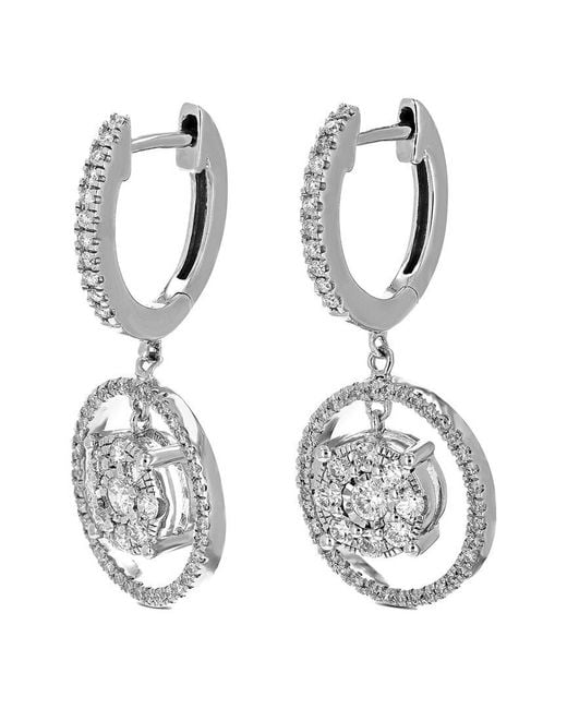 Amairah Metallic 14K 1.00 Ct. Tw. Lab-Grown Diamond Earrings