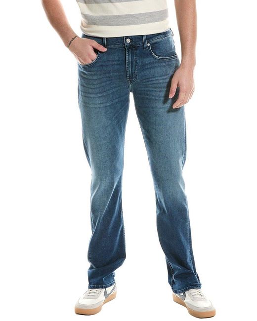 7 For All Mankind Blue Tx Straight Jean for men