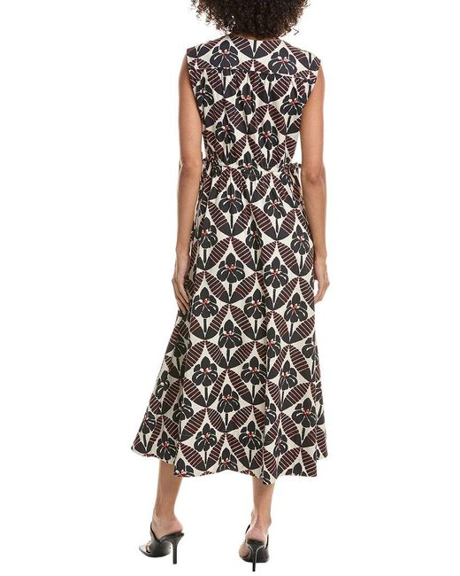 10 Crosby Derek Lam White Nara Crochet Stripe Shirting C