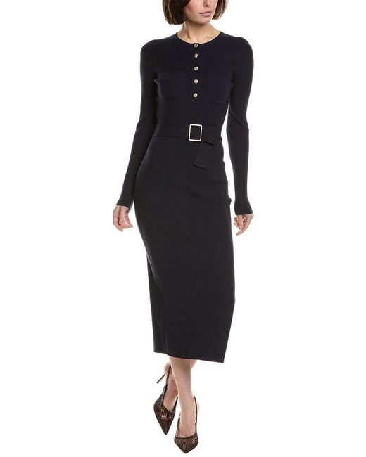 Reiss Black Willa Dress