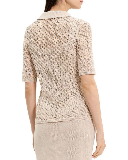 Theory Natural Knit Camp Shirt