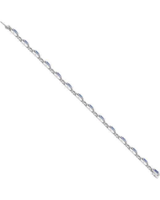 Gregg Ruth Blue 18K 15.85 Ct. Tw. Diamond & Sapphire Bracelet