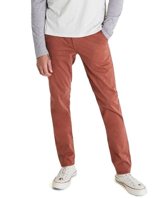 AG Jeans Red Jamison Worn Copper Skinny Trouser for men
