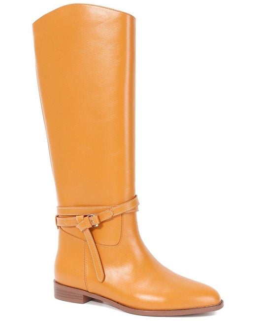 Tiffany & Fred Paris Brown Leather Riding Boot