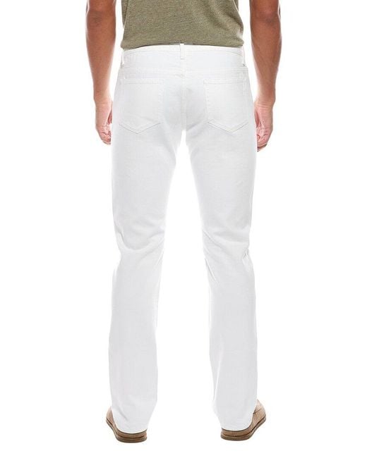 Officine Generale White Officine Generale Slim Fit Japanese Denim Jean for men