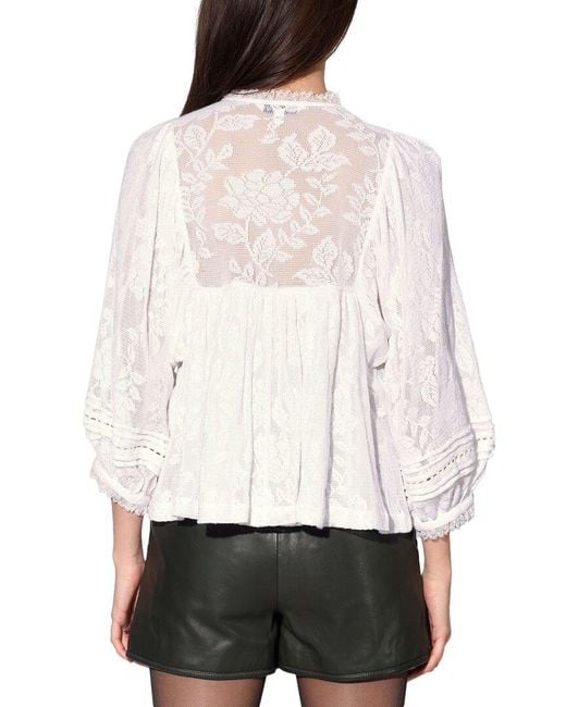 Walter Baker White Jordana Top