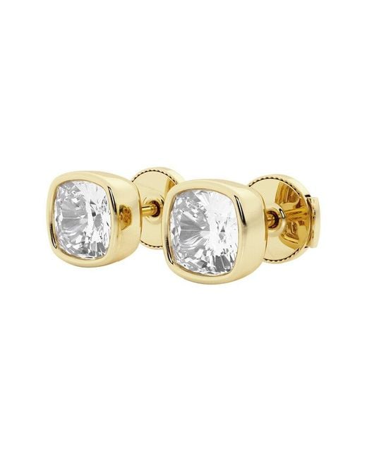 Lab Grown Diamonds Metallic 14K 3.00 Ct. Tw. Lab-Grown Diamond Studs