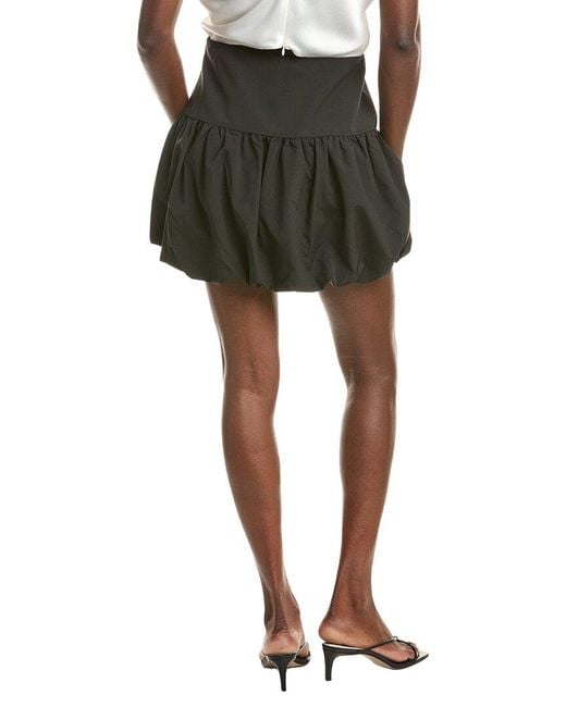 Lamarque Black Marigold Bubble Mini Skirt