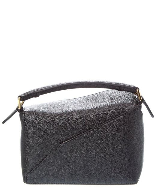 Loewe Black Puzzle Edge Mini Leather Shoulder Bag